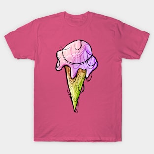 Cute ice cream illustration T-Shirt